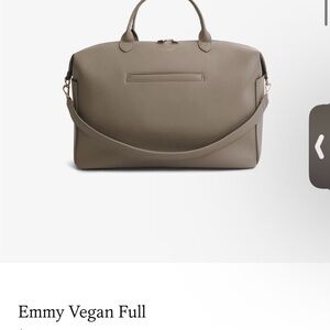 RESERVED Emmy Vegan Full Tote Bag in Taupe